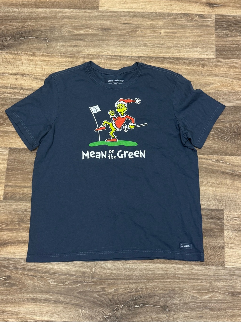 Life is Good Crusher Grinch Golf Tee Shirt Men’s XL